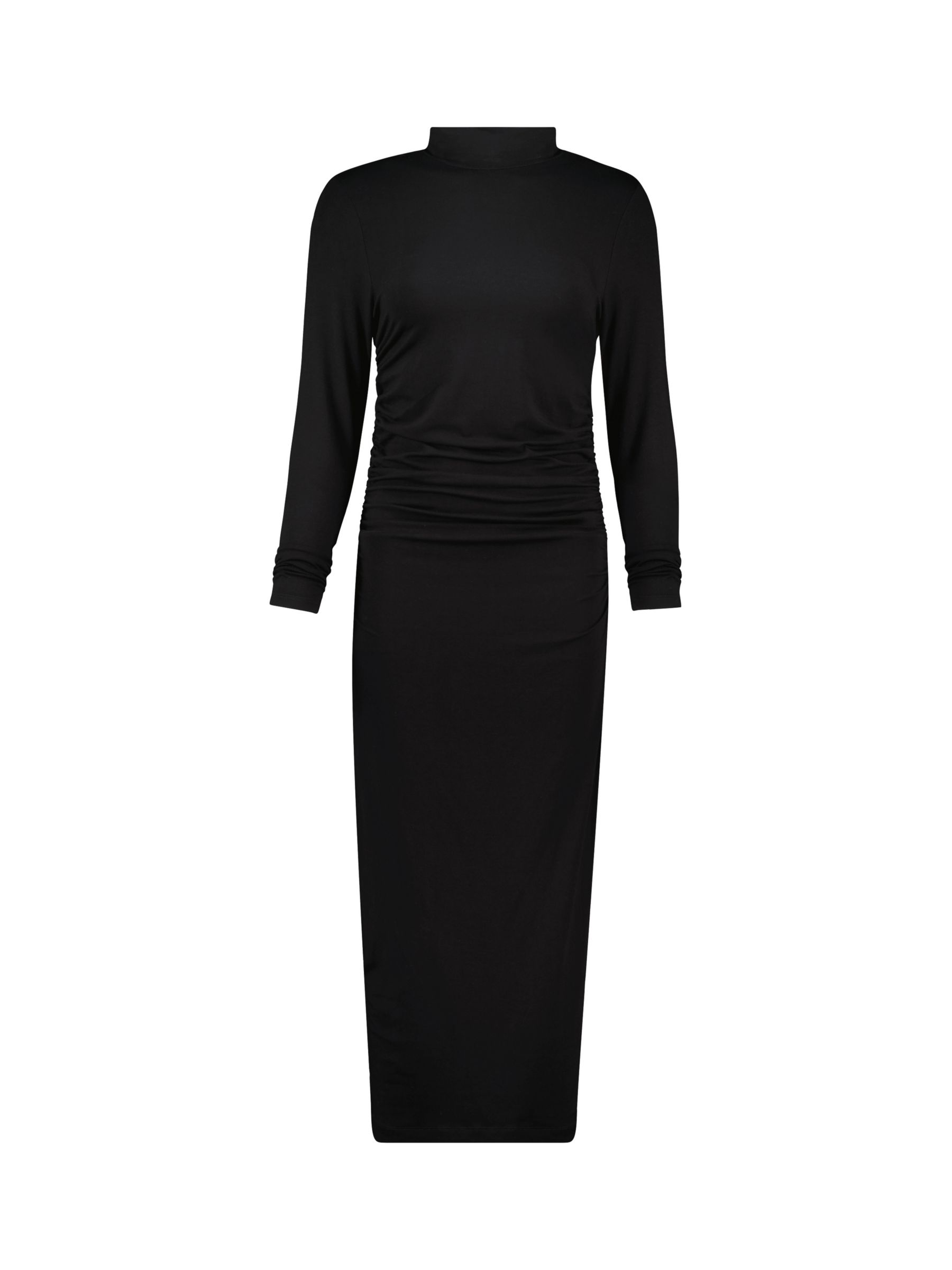 Baukjen Noelle Jersey Bodycon Dress, Caviar Black at John Lewis & Partners