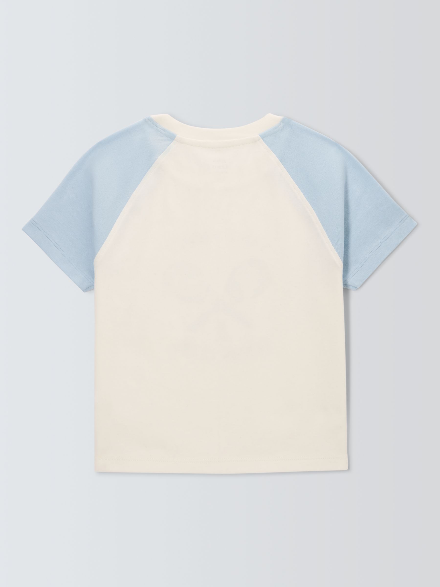 John Lewis Kids' Saint Tropez Tennis Graphic T-Shirt, Snow White/Egret, 12 years