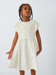 John Lewis Kids' Ice Cream Print Dress, Gardenia