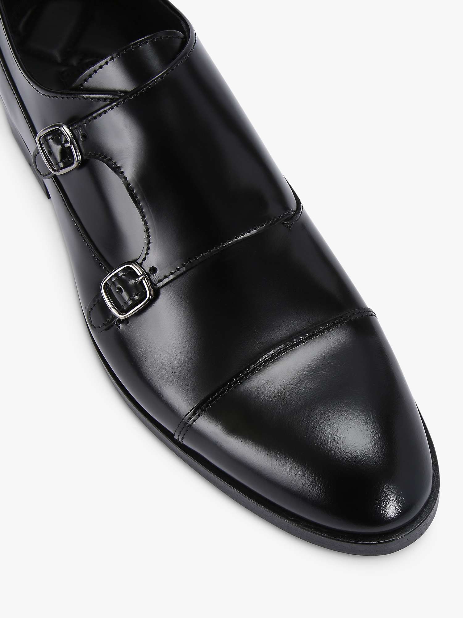 Buy Kurt Geiger London Hunter Monk Shoes, Black Online at johnlewis.com