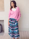NRBY Raya Tie Dye Silk Skirt, Multi