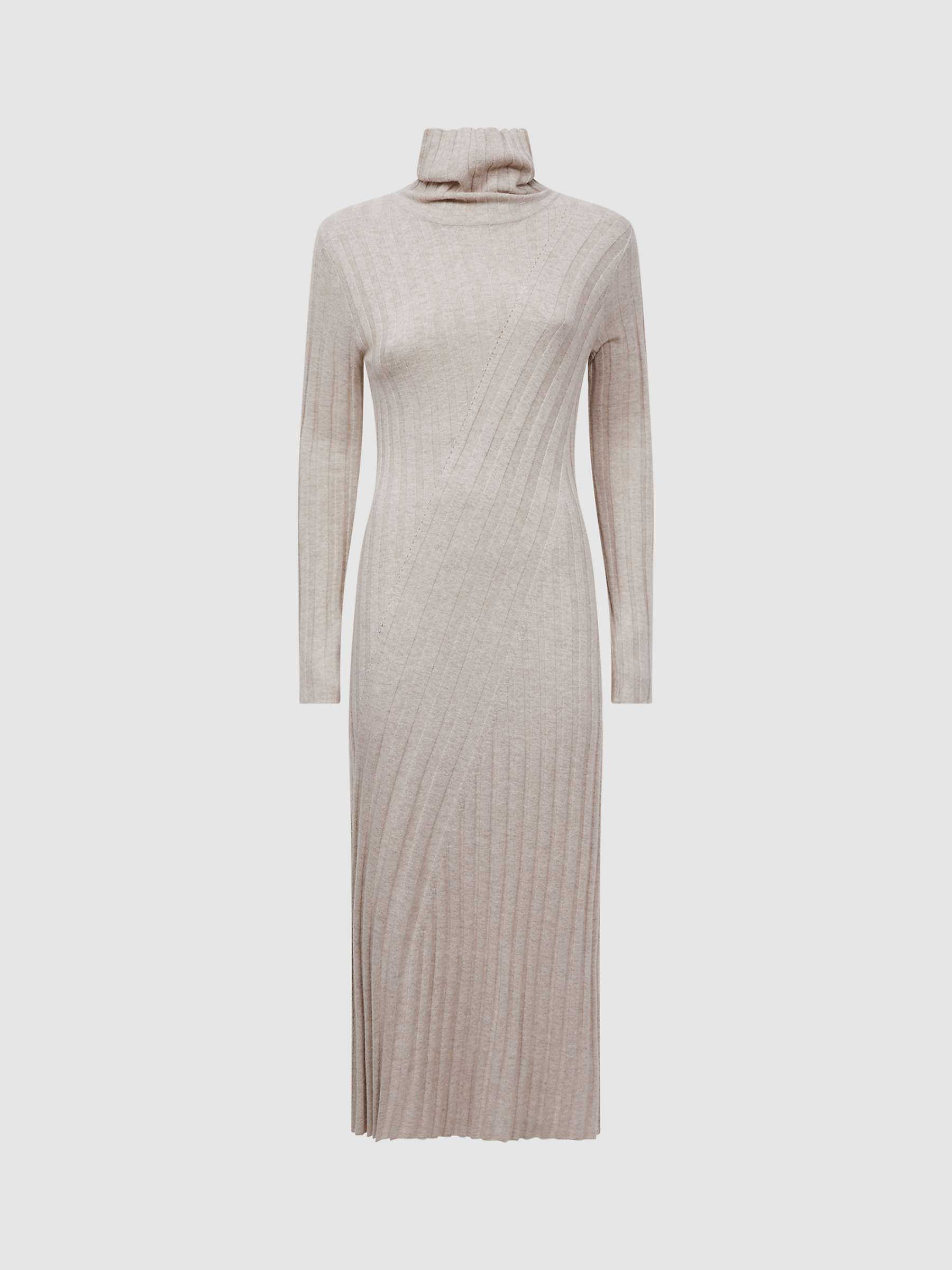 Buy Reiss Petite Cady Wool Blend Midi Jumper Dress Online at johnlewis.com