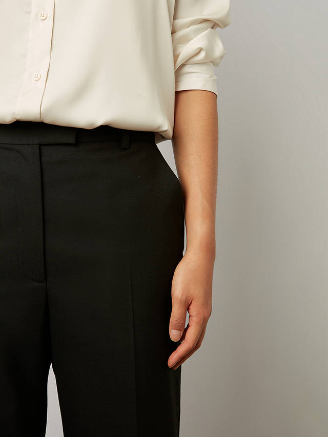 Gerard Darel Dali Wool Blend Tailored Trousers, Black