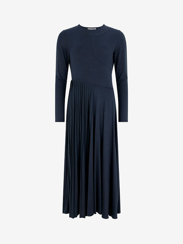 Mint Velvet Jersey Midi Dress, Dark Blue