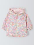 John Lewis Baby Floral Shower Resistant Windbreaker Jacket, Multi