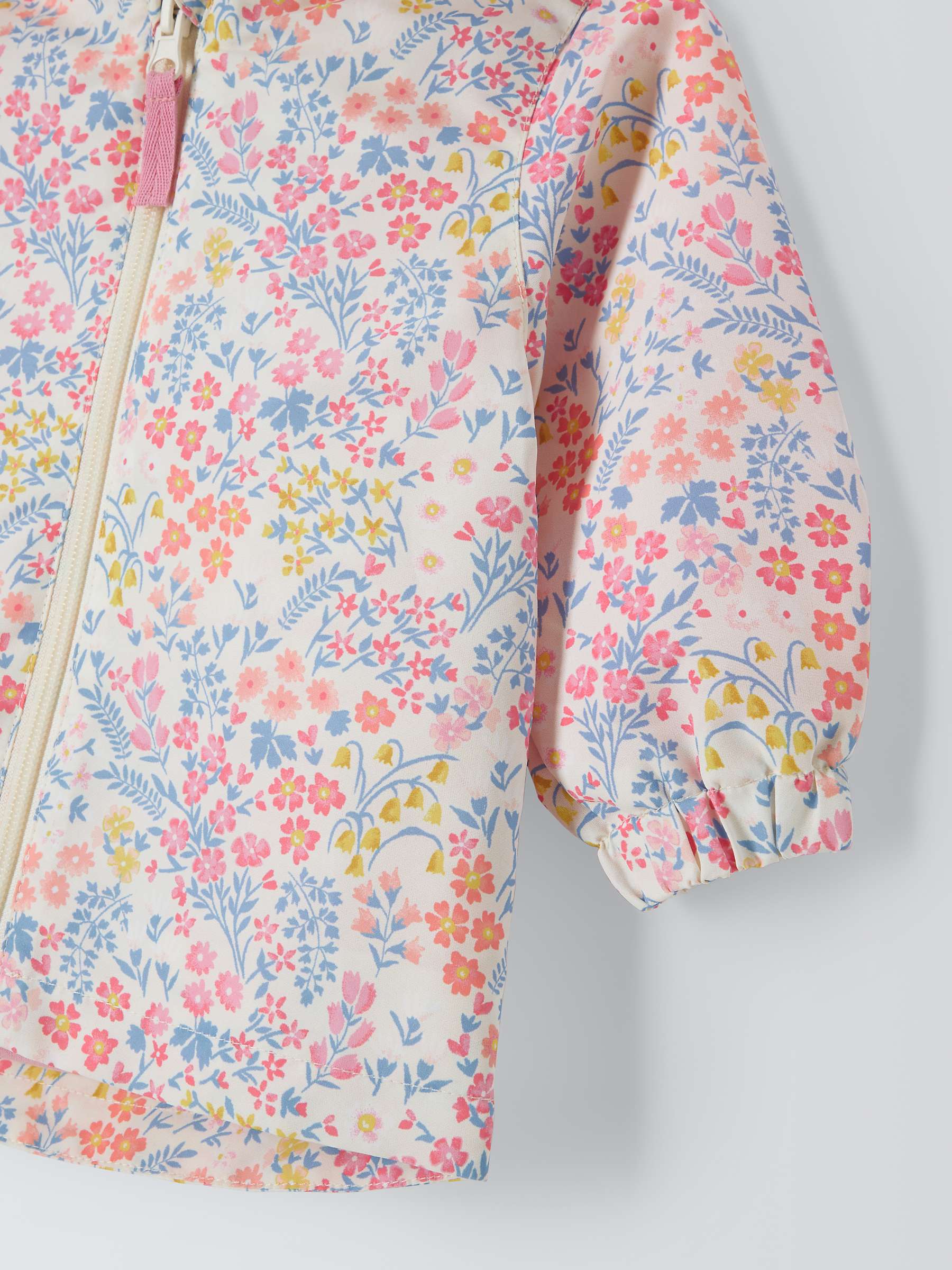 Buy John Lewis Baby Floral Shower Resistant Windbreaker Jacket, Multi Online at johnlewis.com