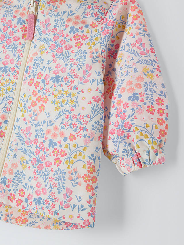 John Lewis Baby Floral Shower Resistant Windbreaker Jacket, Multi