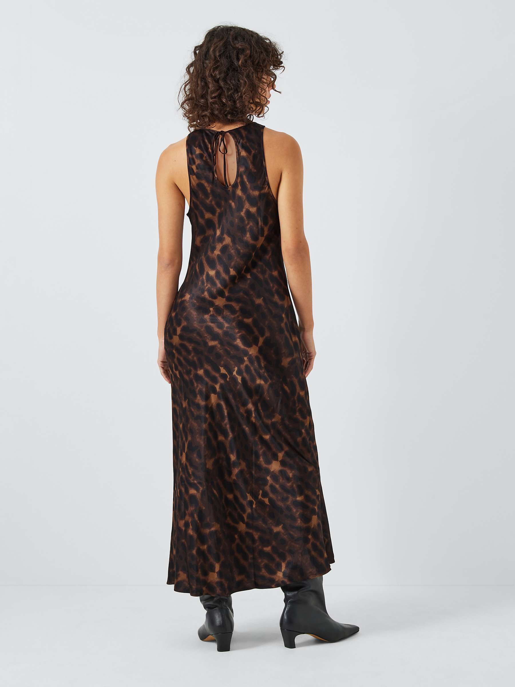 Buy Rails Solene Leopard Print Sleeveless Midi Dress, Umber Online at johnlewis.com