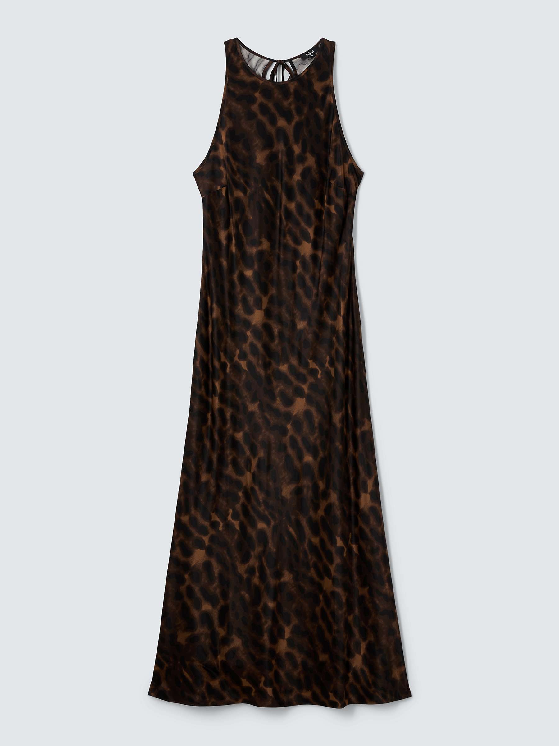 Buy Rails Solene Leopard Print Sleeveless Midi Dress, Umber Online at johnlewis.com