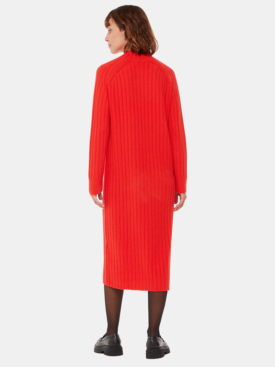 Buy Whistles Ribbed Knitted Midi Dress Online at johnlewis.com
