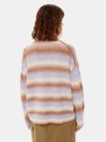 Whistles Space Dyed Stripe Alpaca Blend Jumper, Blue/Multi