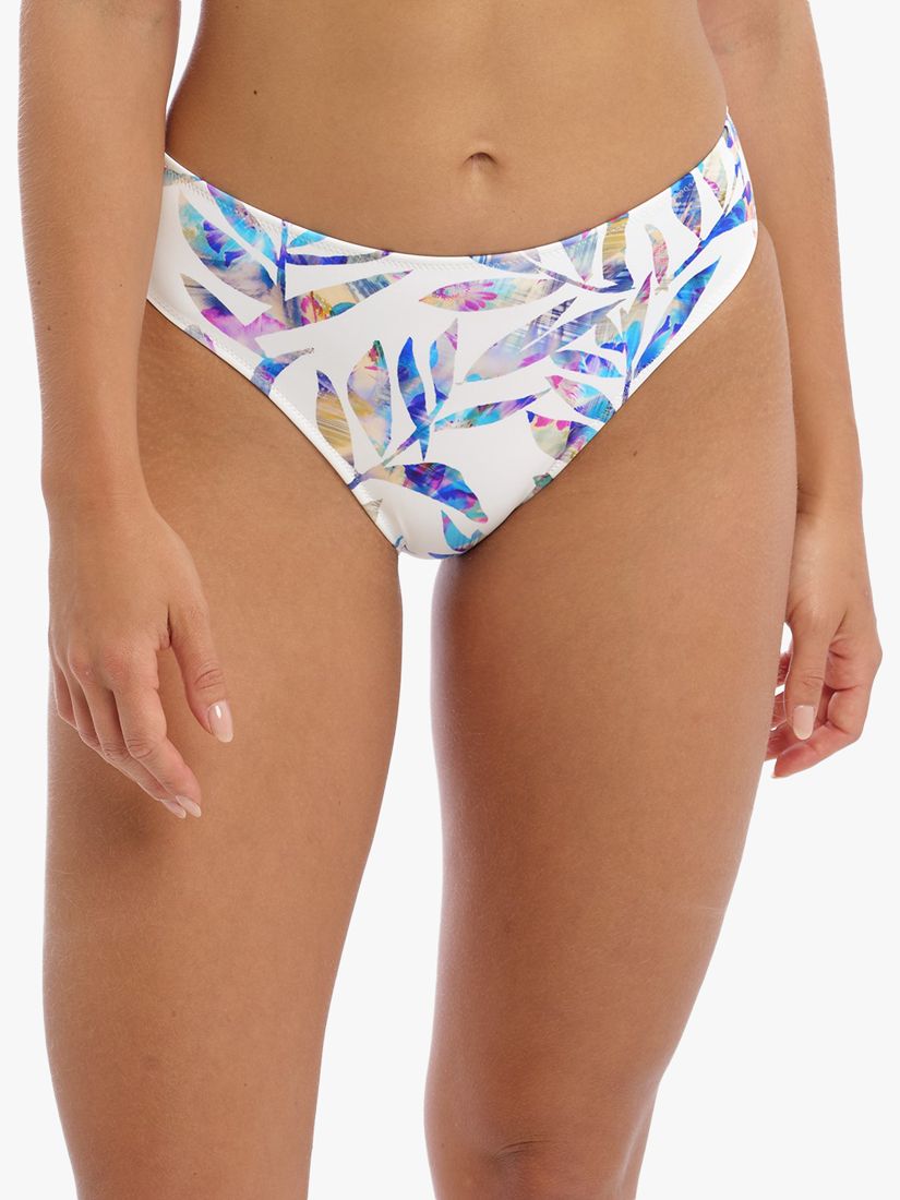 Fantasie Calypso Leaf Print Bikini Bottoms, Multi, XL