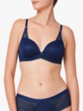 Triumph Style Aura Spotlight Padded Underwired Bra, Deep Water