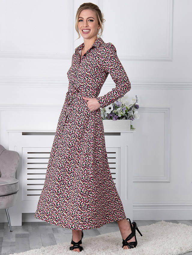 Jolie Moi Lucia Floral Print Shirt Dress, Multi