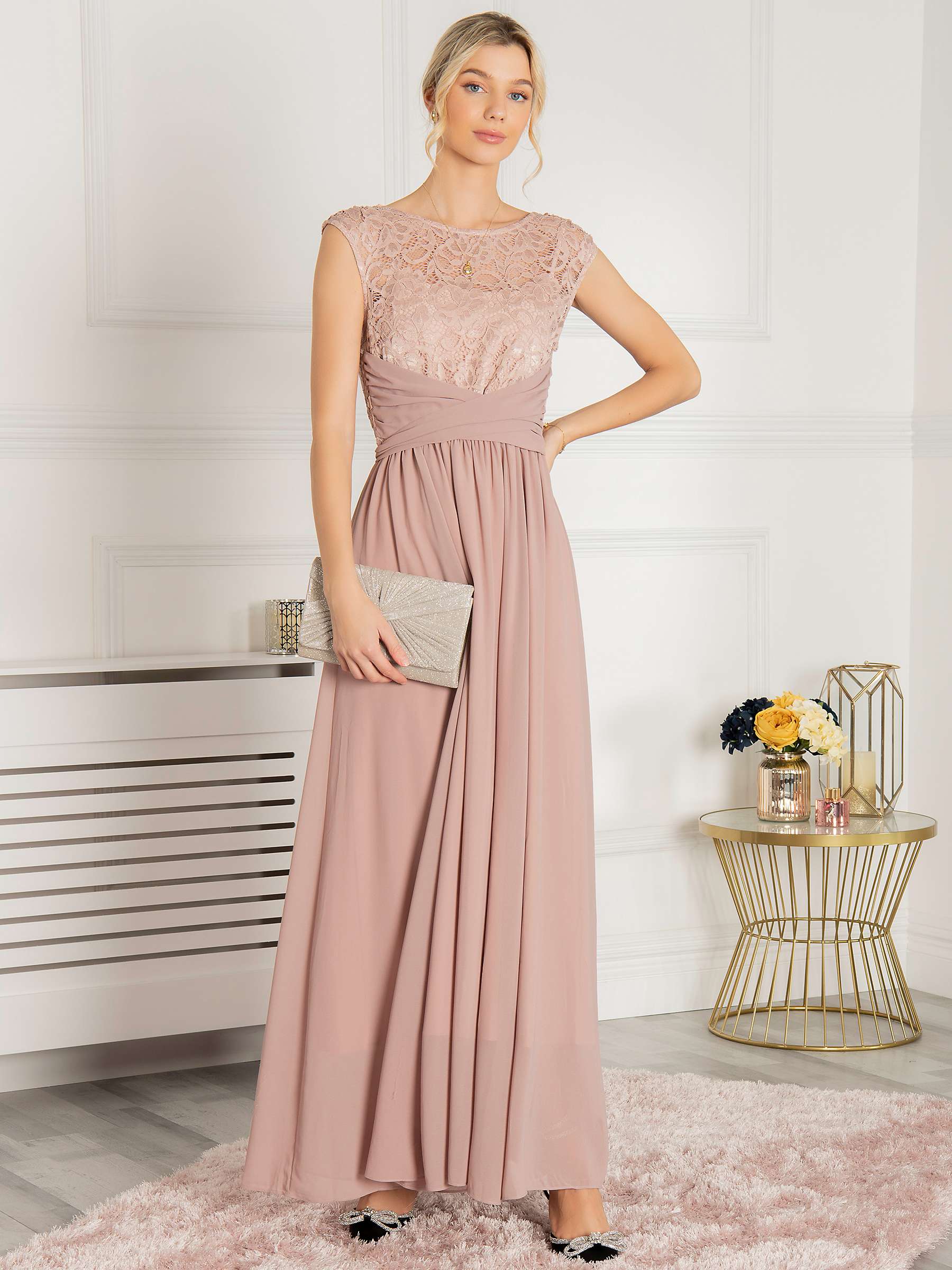 Buy Jolie Moi Lace Bodice Maxi Dress Online at johnlewis.com