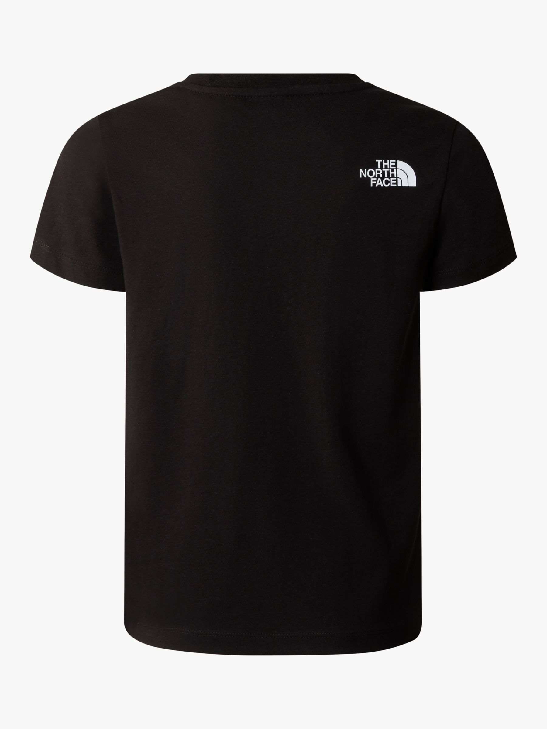 The North Face Kids' New Logo Short Sleeve T-Shirt, Black, M