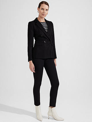 Hobbs Marley Double Breasted Blazer, Black