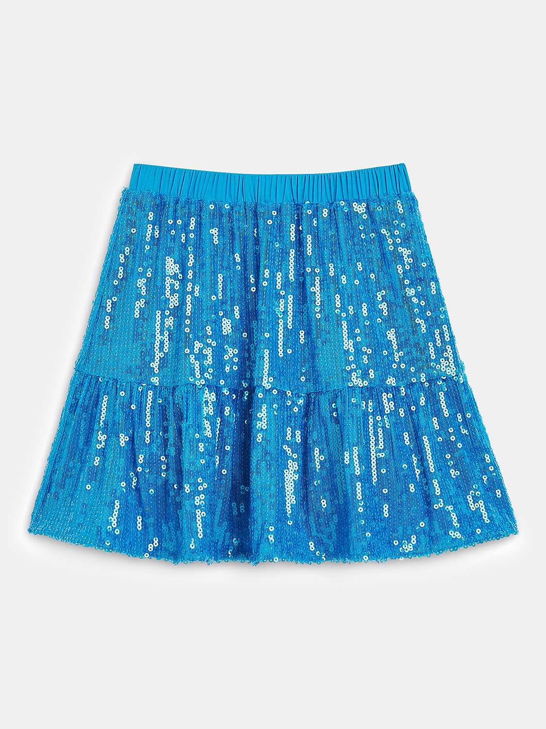 Buy Whistles Kids' Isadora Sequin Skirt, Blue Online at johnlewis.com