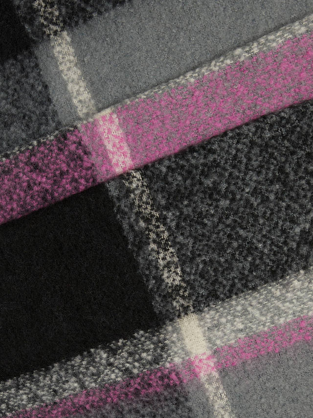 James Lakeland Blanket Check Scarf, Multicolour