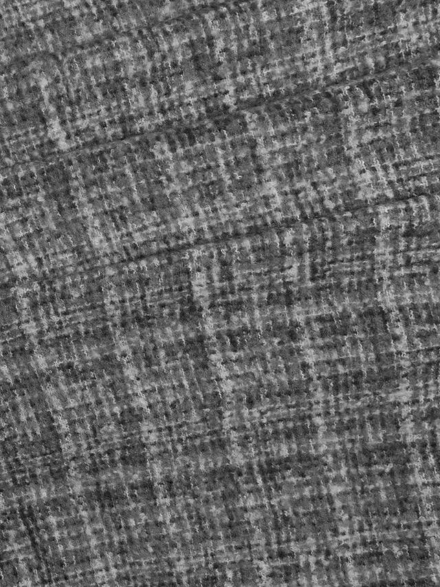 James Lakeland Check Detail Blanket Scarf, Black/White