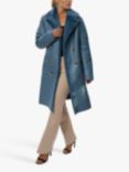 James Lakeland Luxury Collection Reversible Coat, Blue