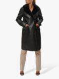James Lakeland Luxury Collection Reversible Coat, Black