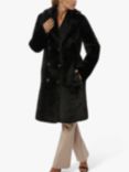 James Lakeland Luxury Collection Reversible Coat, Black