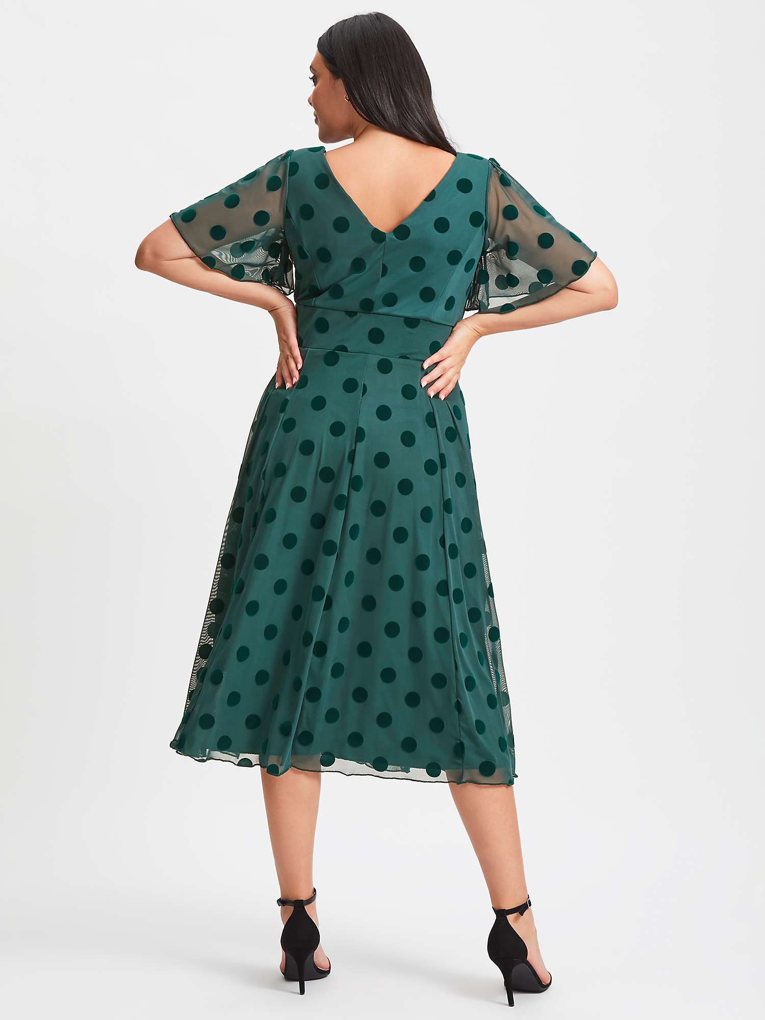 Buy Scarlett & Jo Victor Mesh Midi Dress Online at johnlewis.com