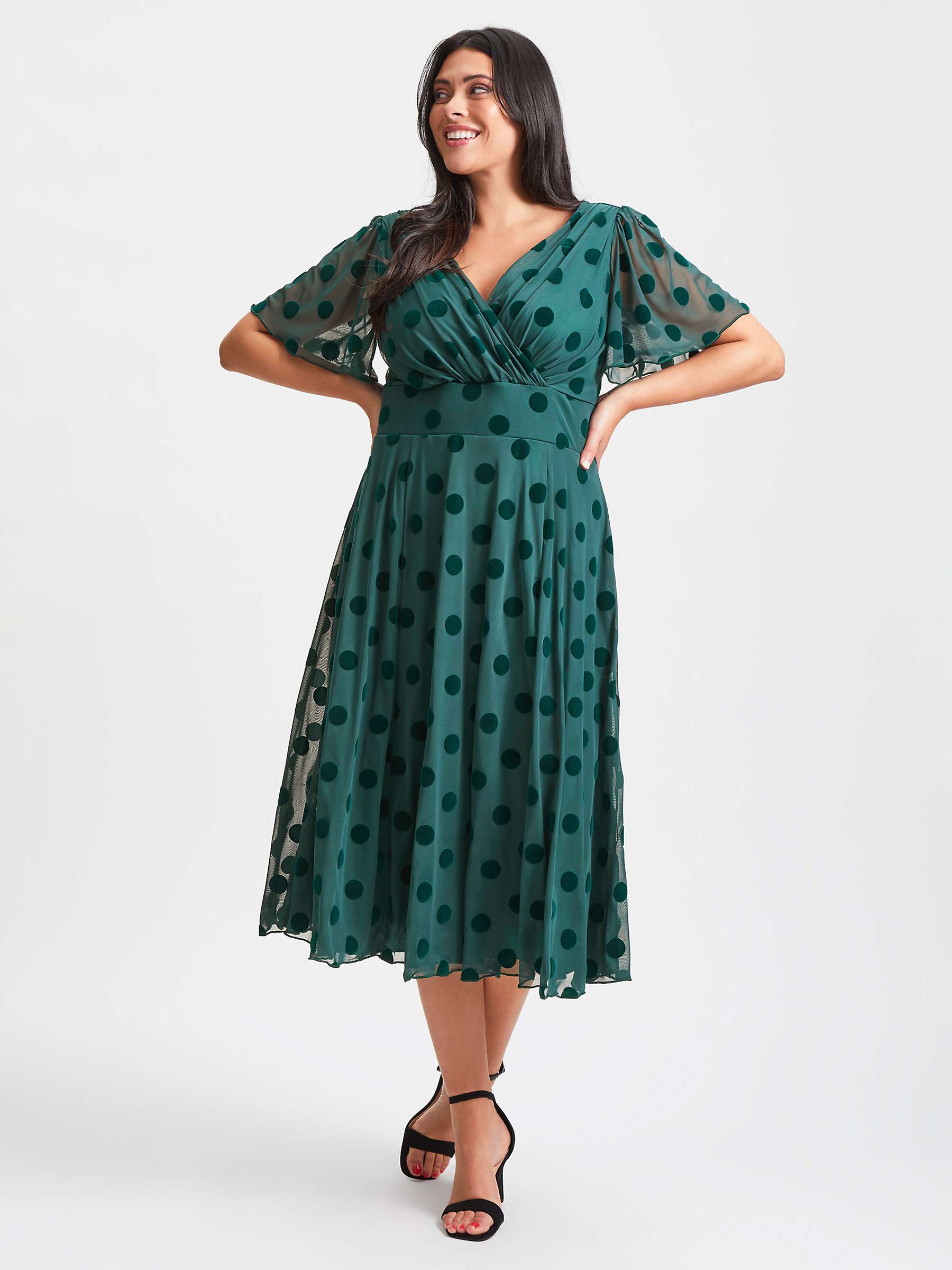 Buy Scarlett & Jo Victor Mesh Midi Dress Online at johnlewis.com