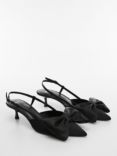 Mango Lacia Closed Toe Court Shoes, Black
