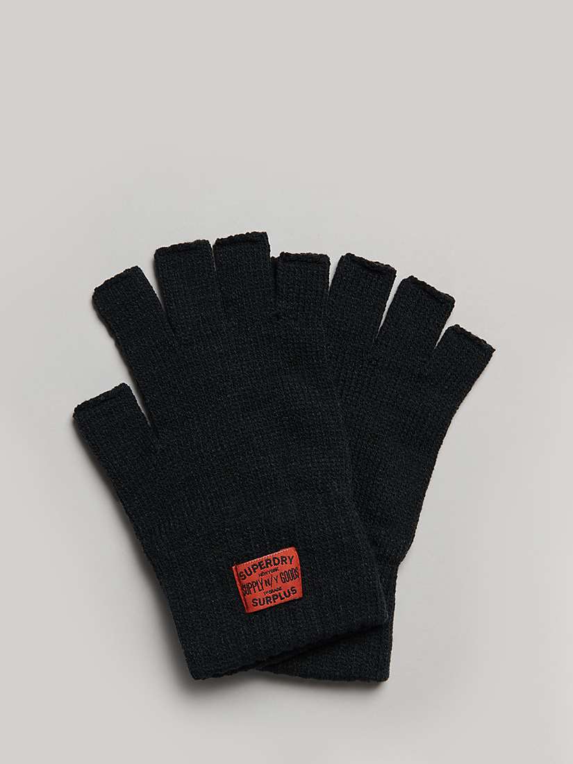 Buy Superdry Workwear Knitted Fingerless Gloves Online at johnlewis.com