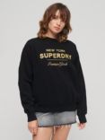 Superdry Luxe Metallic Logo Sweatshirt