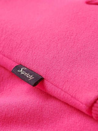 Superdry Tonal Embroidered Logo Hoodie, Pink