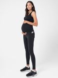 Seraphine Yelena Bump & Back Support Maternity Leggings, Black