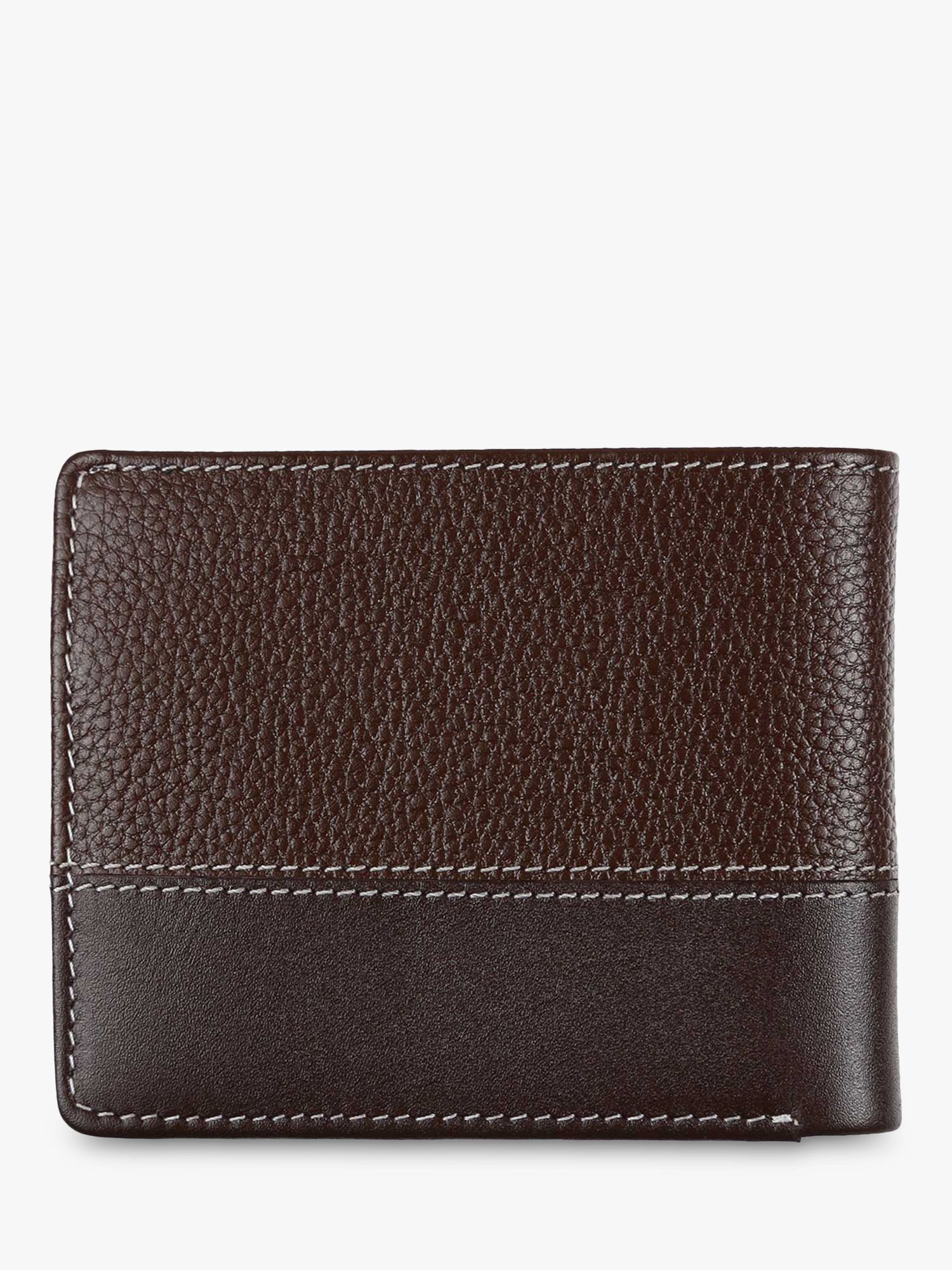 LUKE 1977 Volcombe Leather Wallet, Brown, One Size