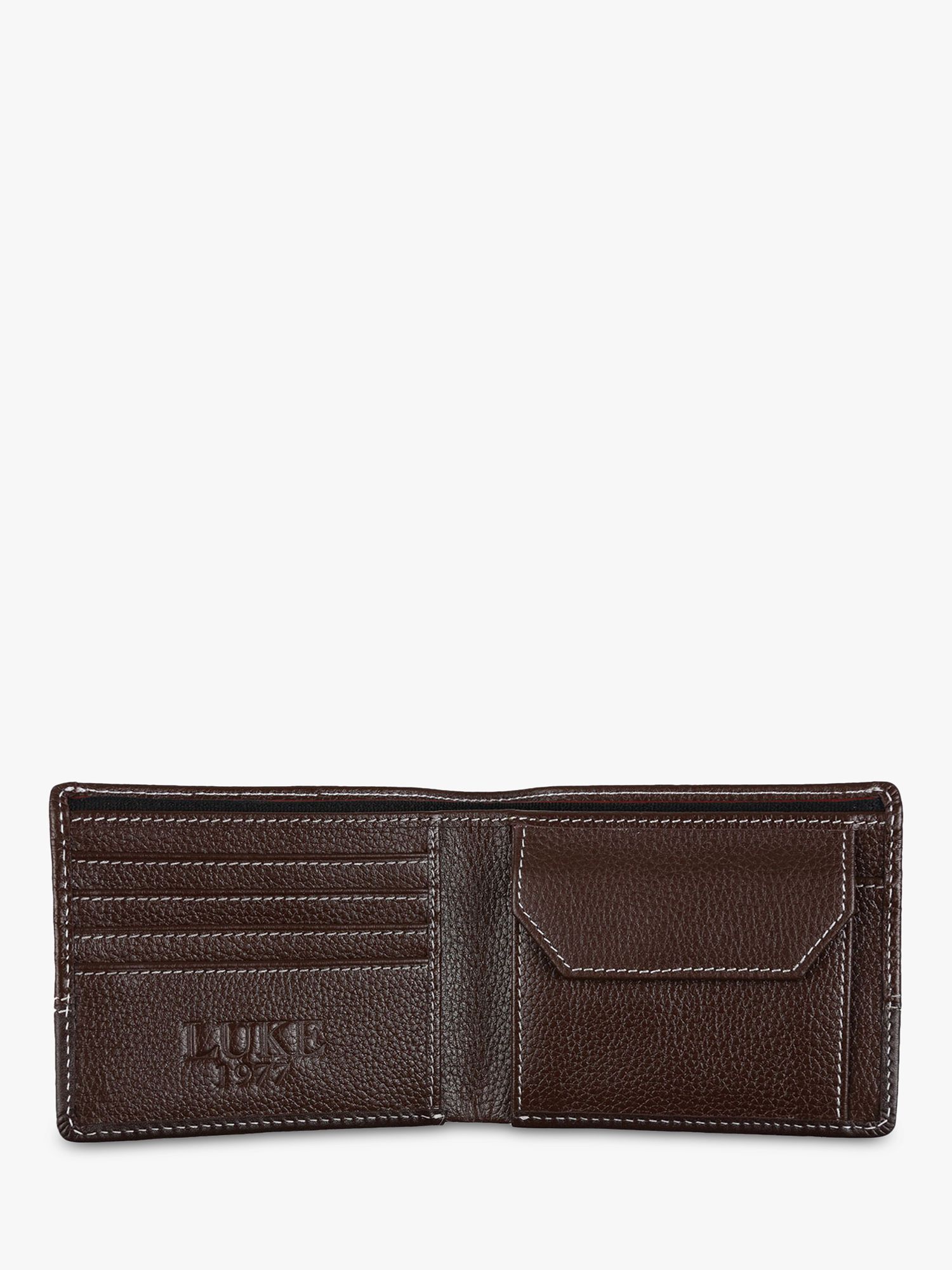 LUKE 1977 Volcombe Leather Wallet, Brown, One Size