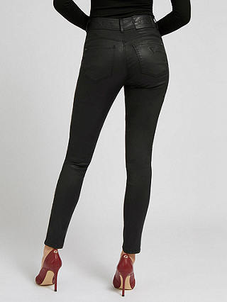 GUESS Shape Up High-Rise Denim Jeans, Black