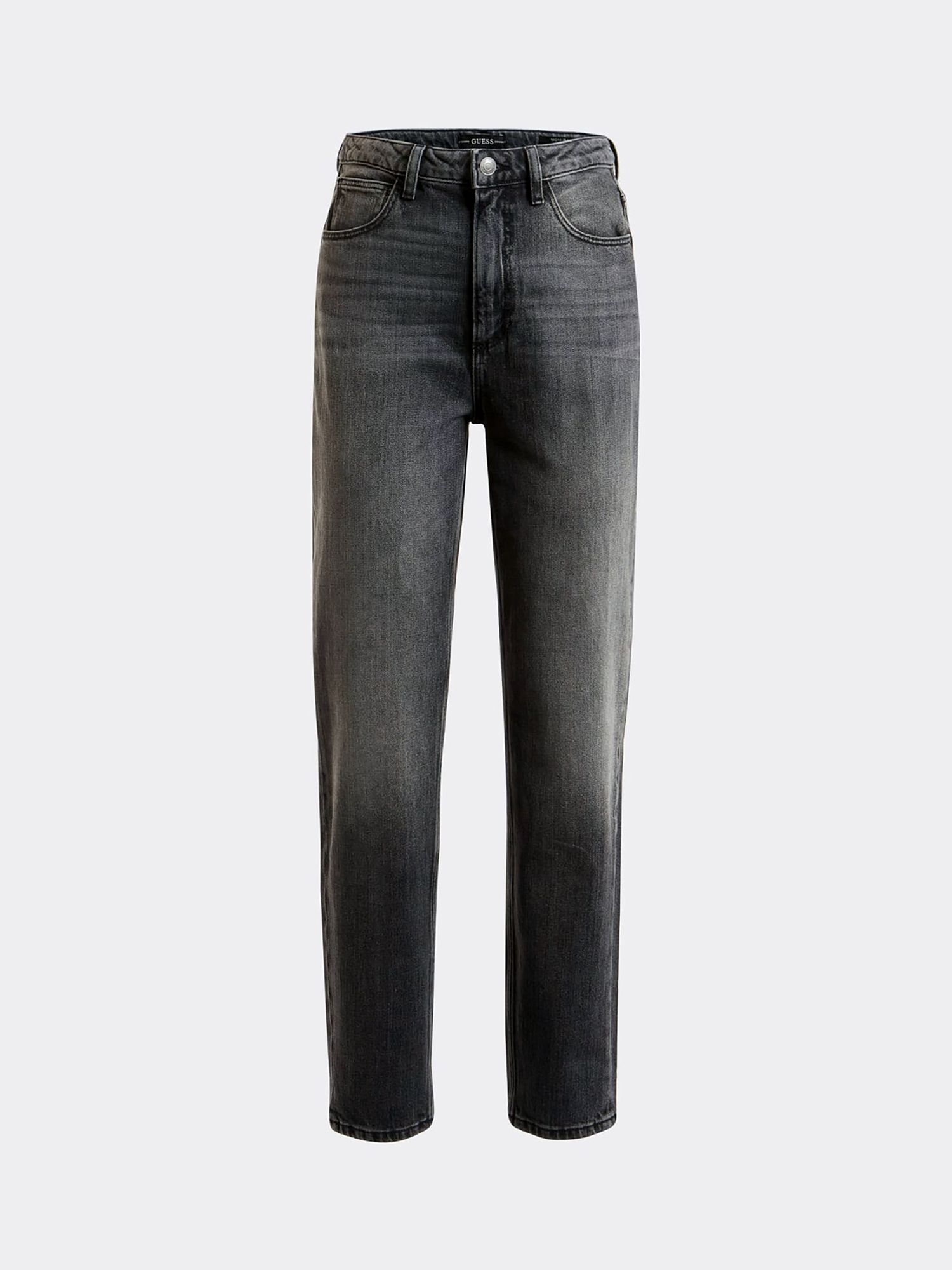 GUESS Mom Fit Denim Jeans, Dark Grey, W26/L29