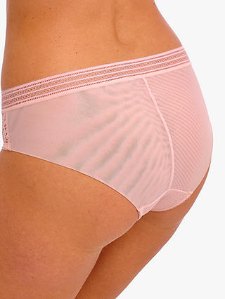 Wacoal Raffiné Lace Knickers, Silver Pink