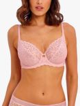 Wacoal Raffiné Lace Underwire Bra, Silver Pink