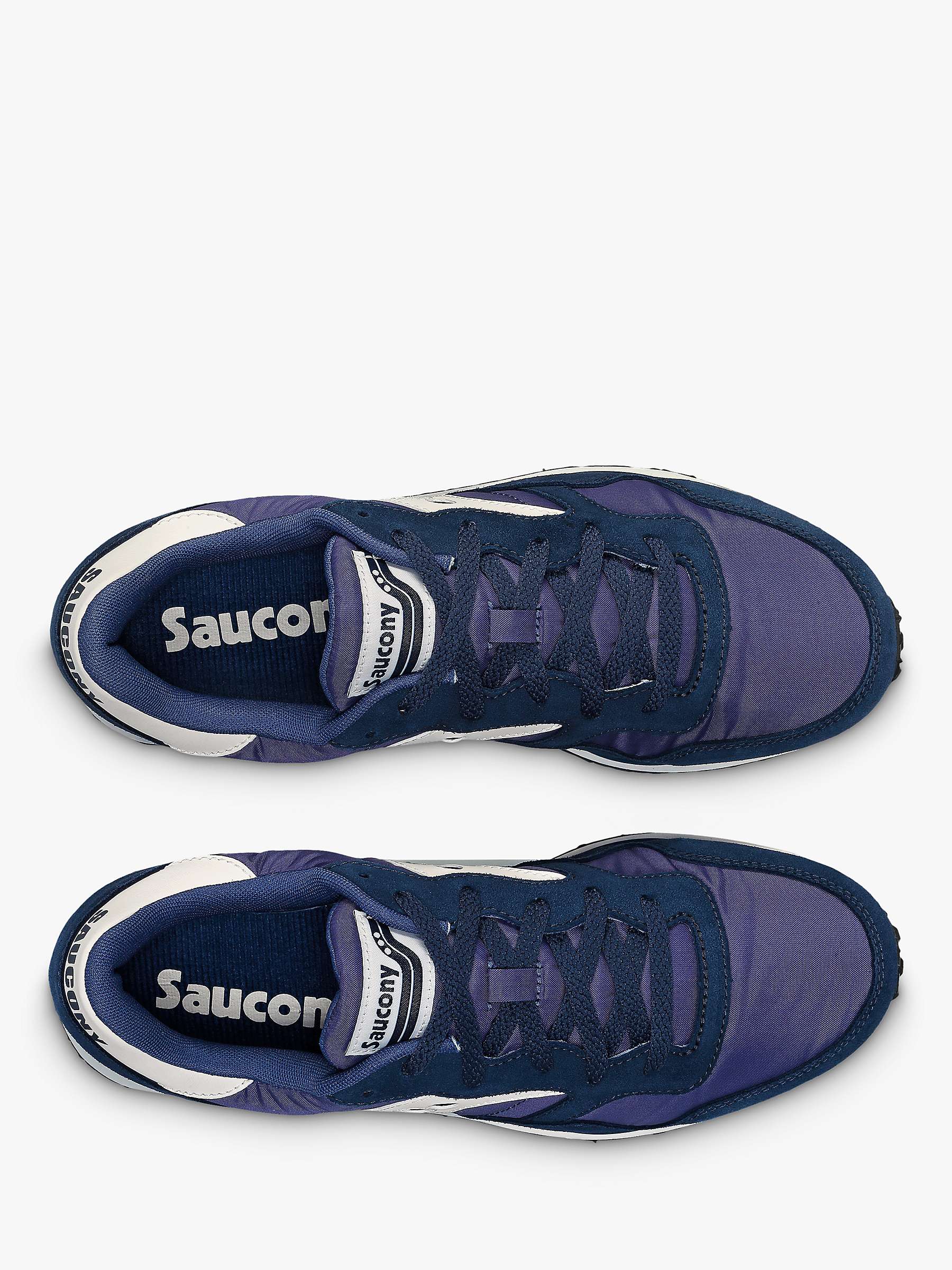Buy Saucony DXN Lace Up Trainers, Navy/Off White Online at johnlewis.com