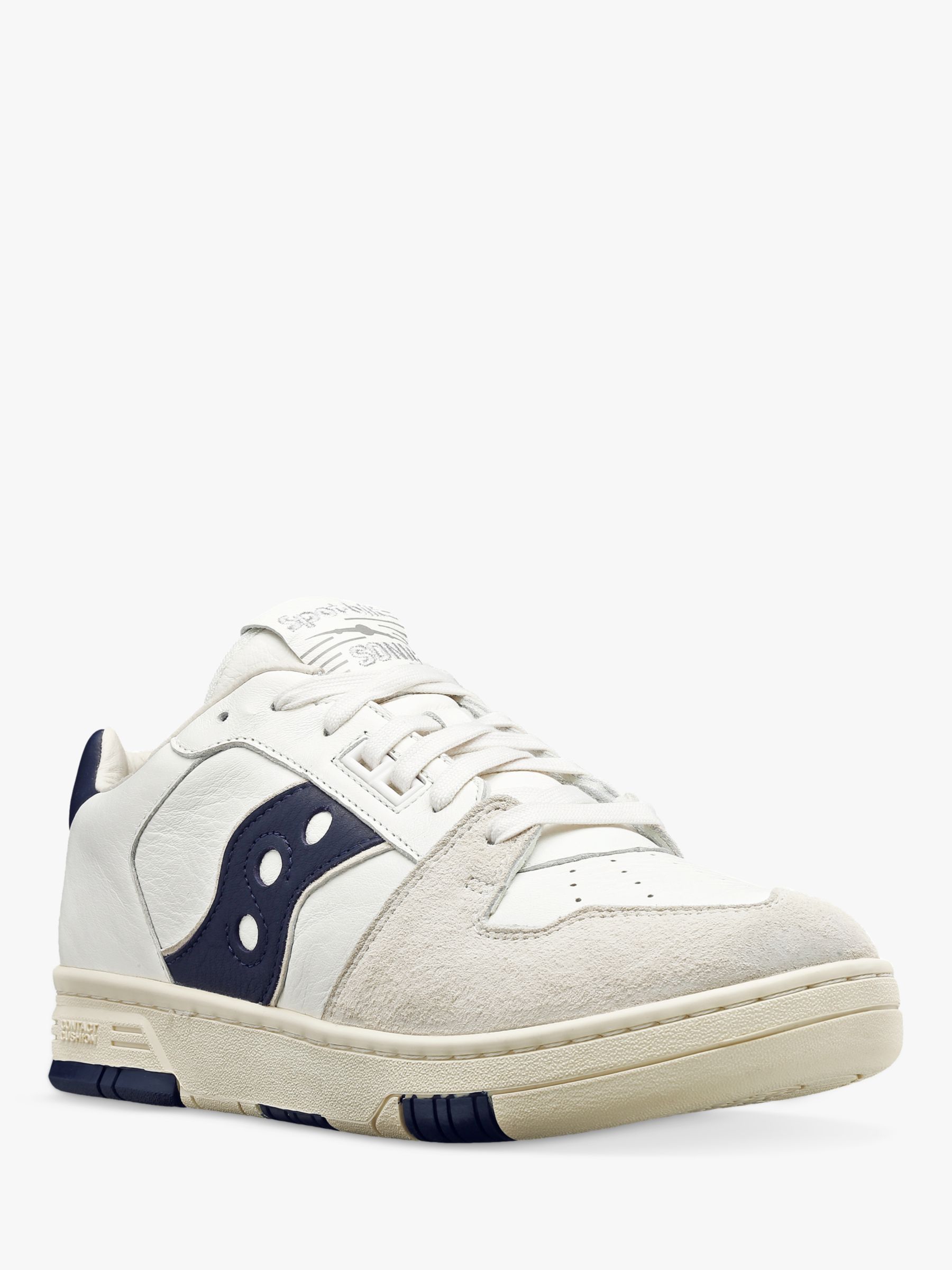 Saucony Sonic Lace Up Trainers, Navy/White, 8