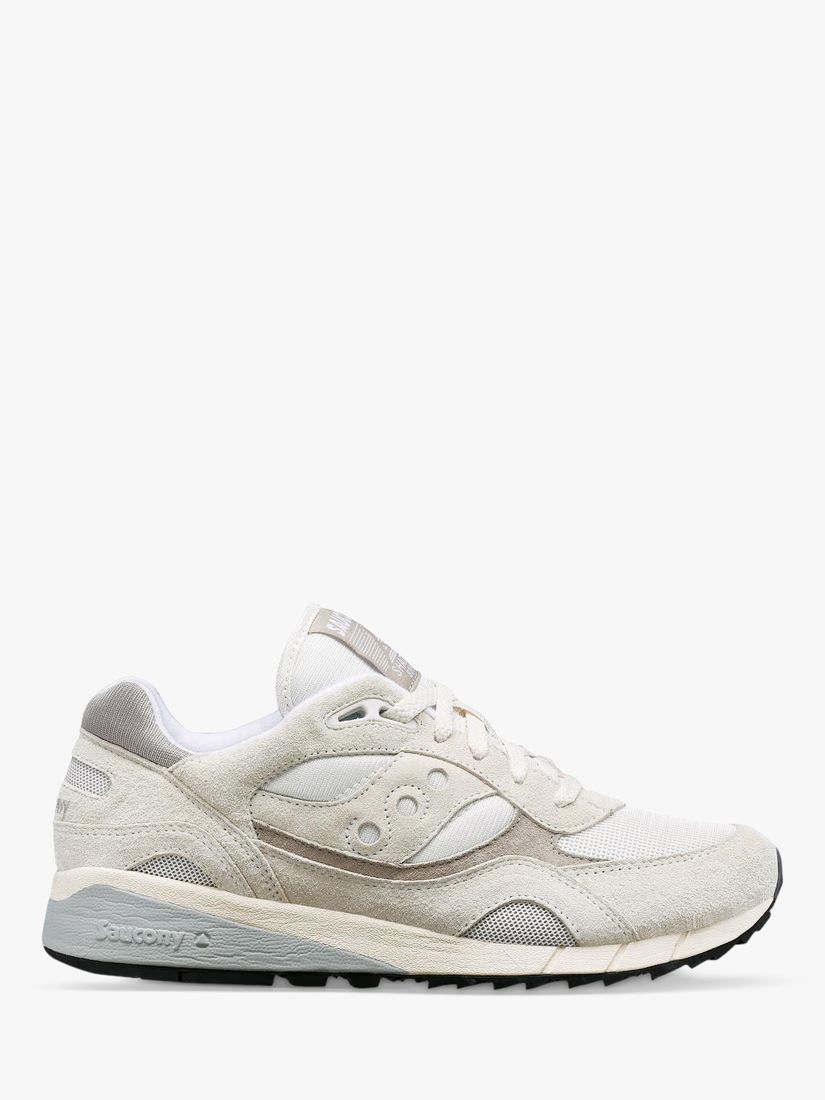 Saucony Shadow 6000 Trainers, White/Grey at John Lewis u0026 Partners