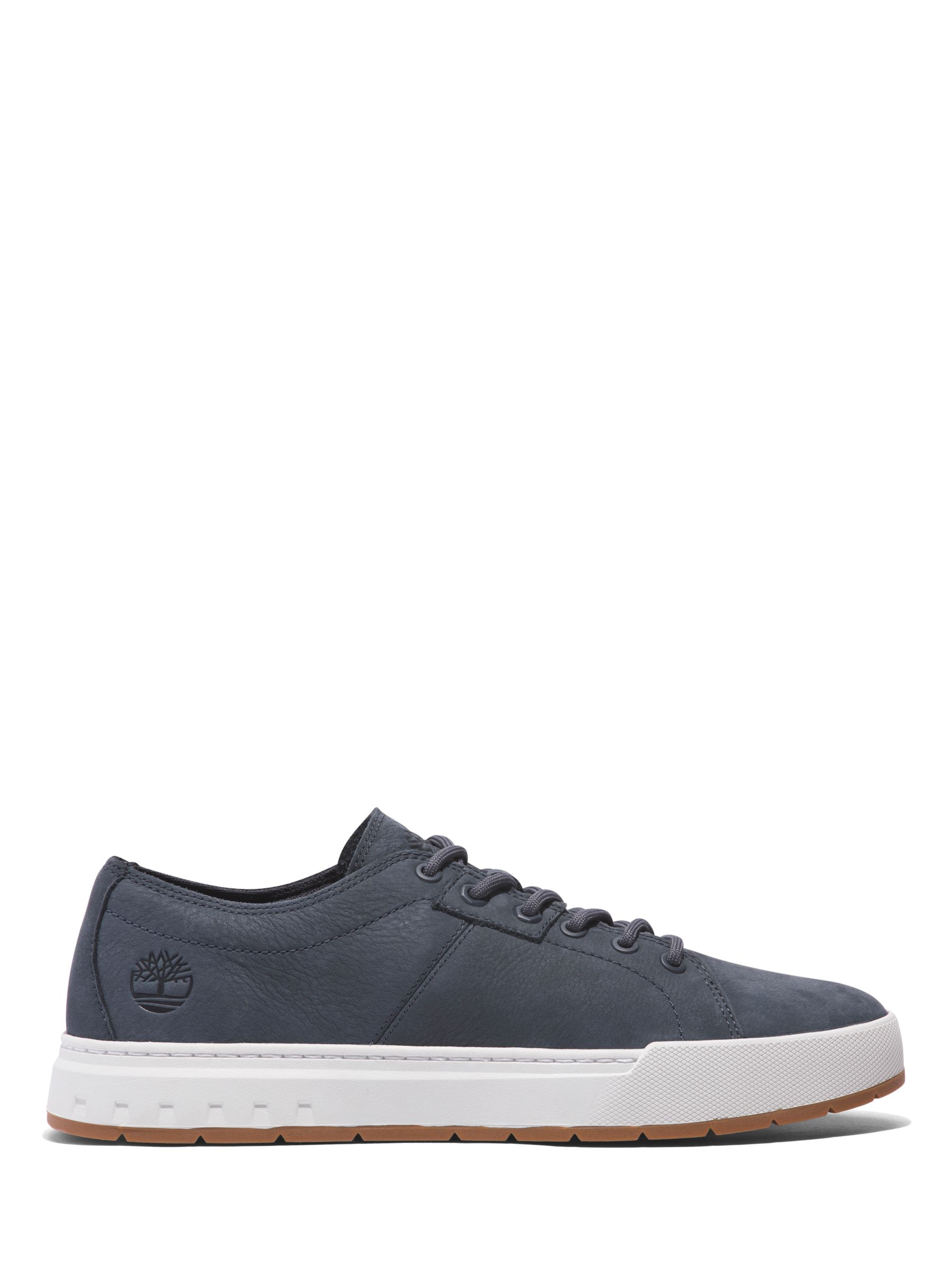 Timberland Maple Grove Low Top Leather Trainers, Navy, 8