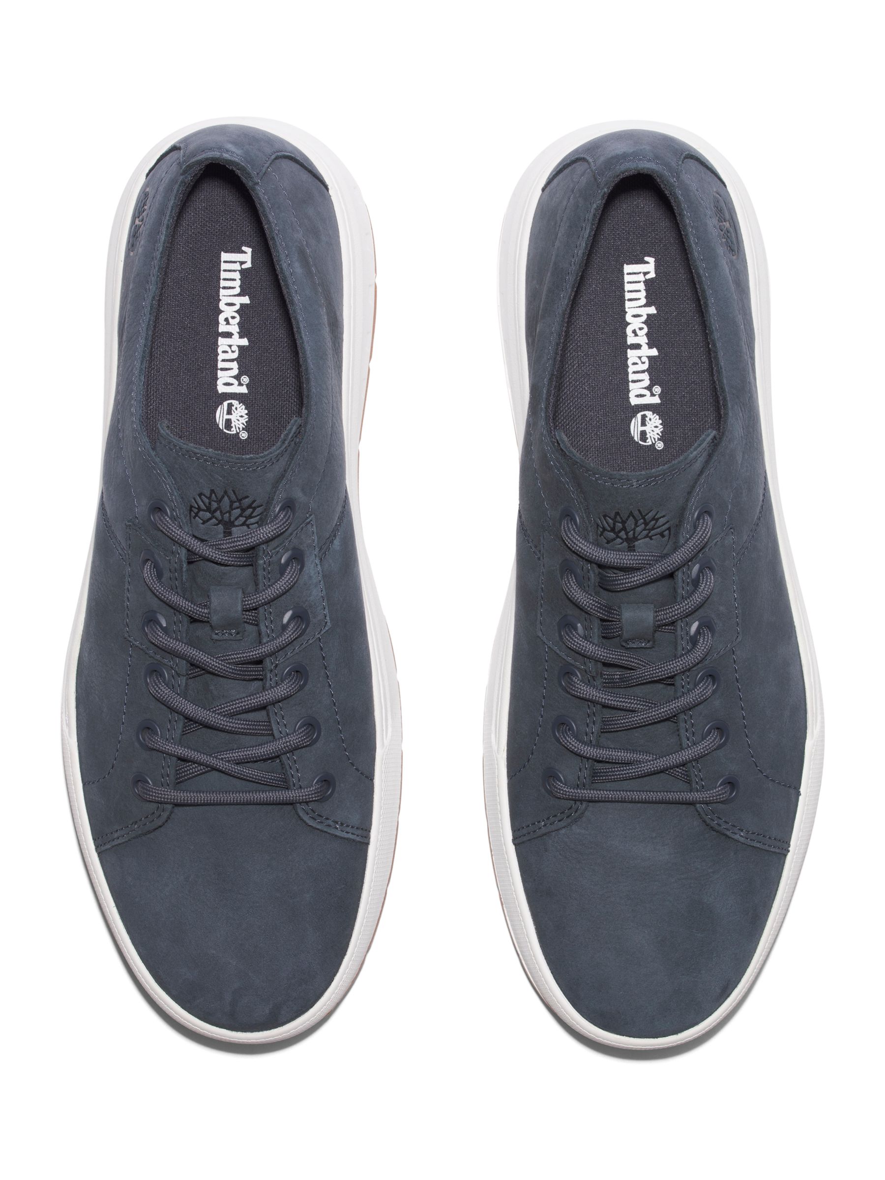Buy Timberland Maple Grove Low Top Leather Trainers, Navy Online at johnlewis.com