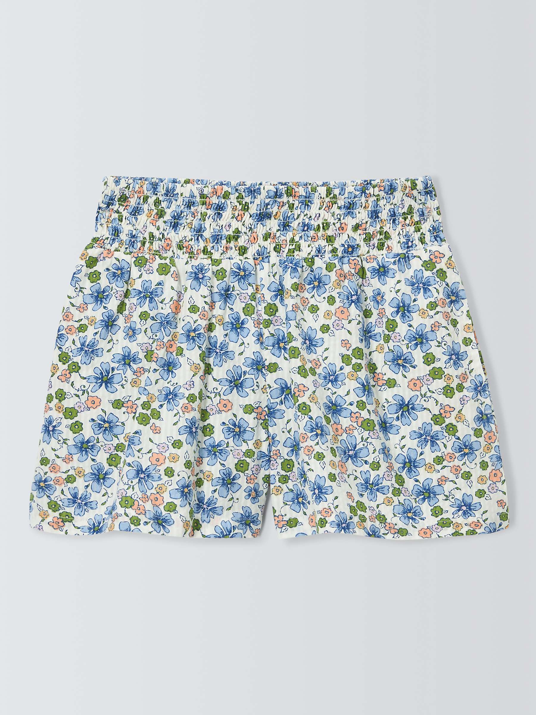 Buy John Lewis Kids' Floral Shorts, Multi Online at johnlewis.com