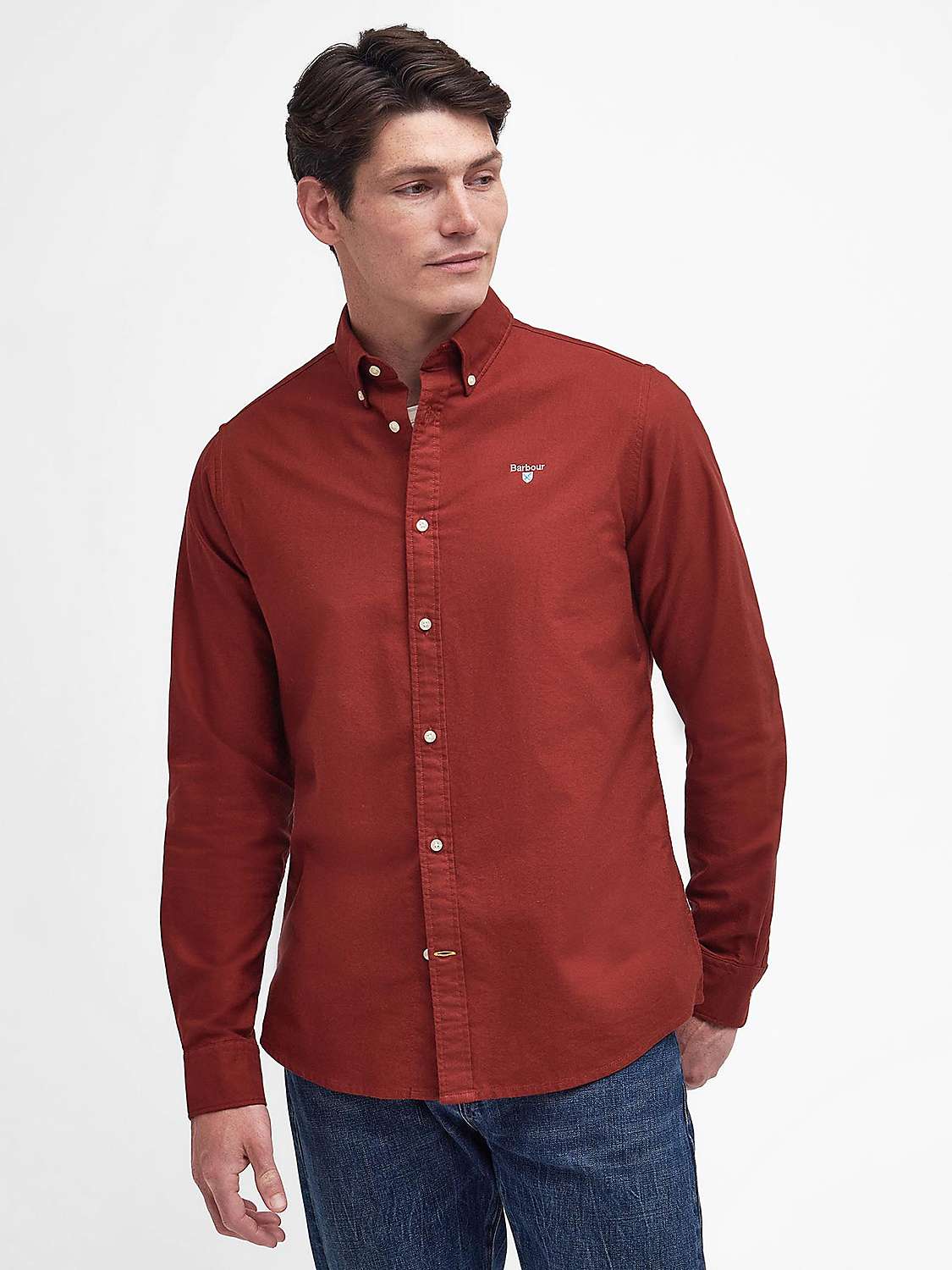 Buy Barbour Tailored Fit Oxford Shirt Online at johnlewis.com