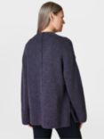 Sweaty Betty Pinnacle Wool Blend Funnel Neck Jumper, Urban Grey