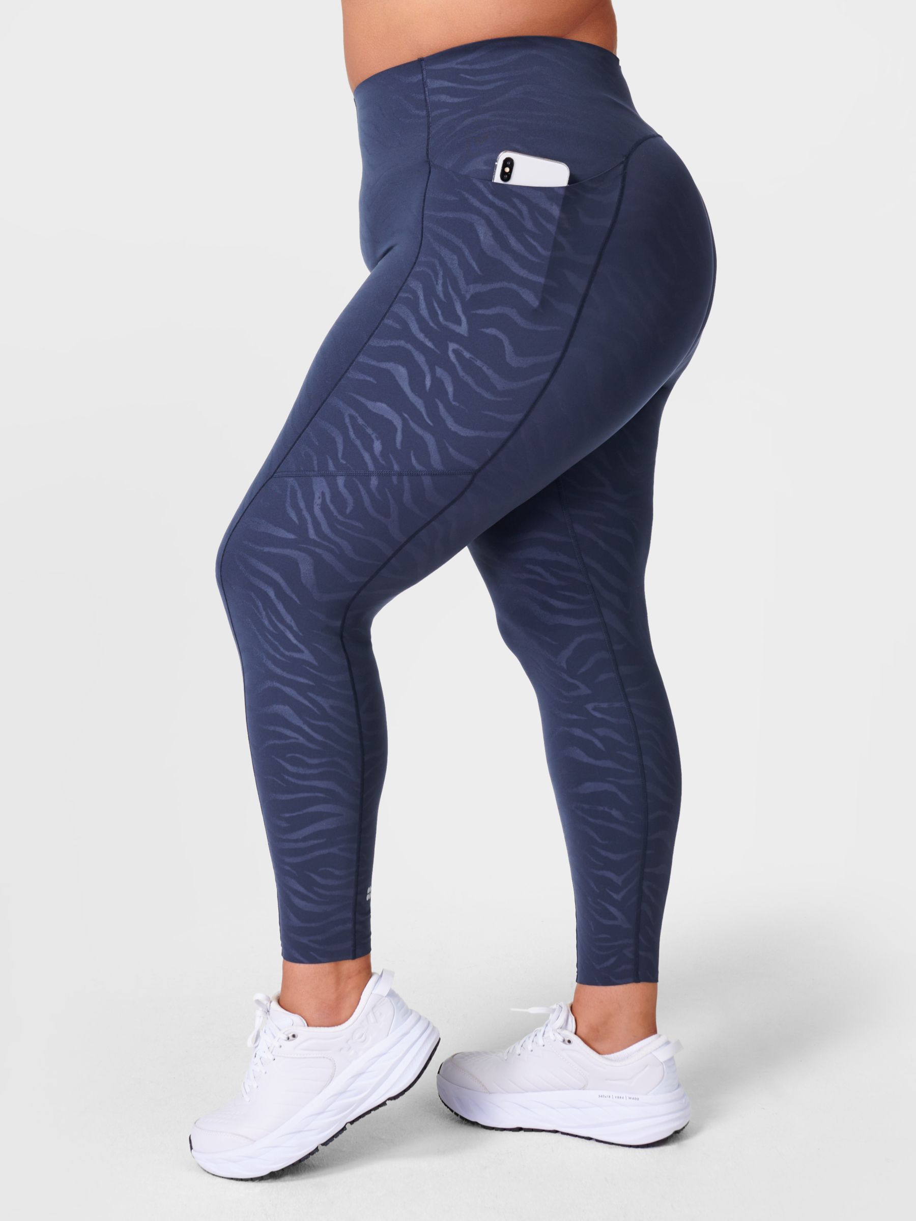 Womens Leggings  Sweaty Betty All Day High-Waisted Embossed