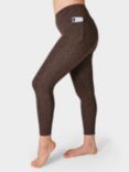 Sweaty Betty Super Soft 7/8 Yoga Leggings, Brown Leopard Mark Print